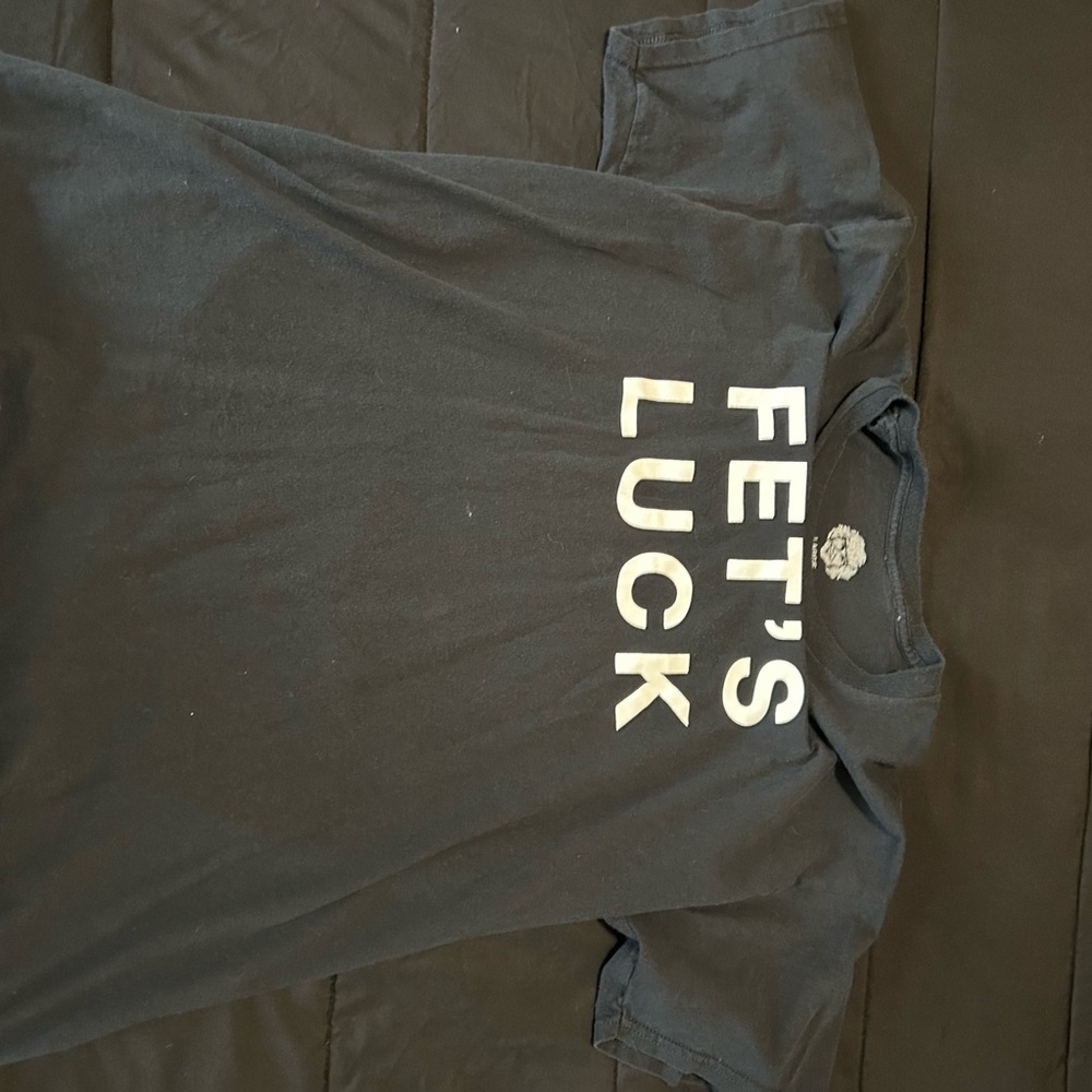 Danny Duncan Black Graphic T-Shirt Fets Luck